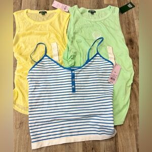 NWT Target Tank Top Bundle XL XXL | Wild Fable Spring Summer Tops Lot of 3
